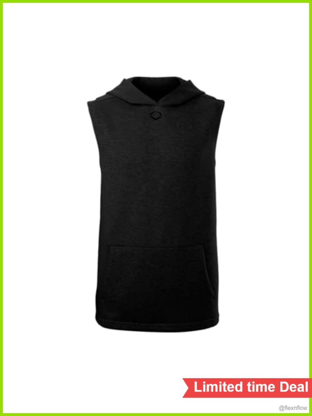 Men's Sleeveless Hoodie 2.0 Athletic Fit 4-Way Stretch Kangaroo Pocket